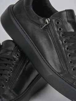 Sneakers pelle nero