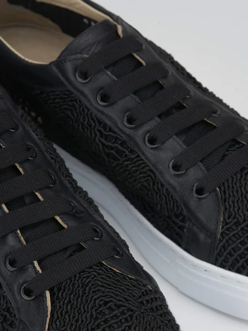 Sneakers pelle nero