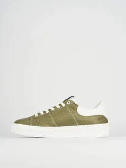 Sneakers pelle verde