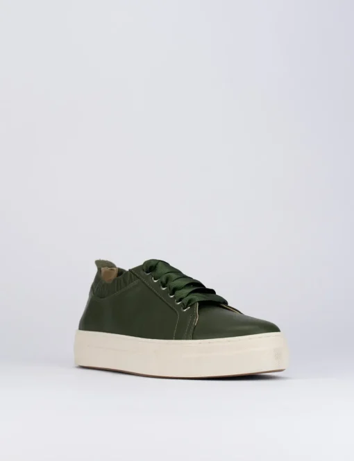 Sneakers pelle verde