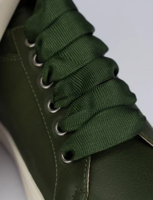 Sneakers pelle verde