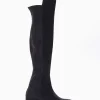 stivale tacco 5 cm blu