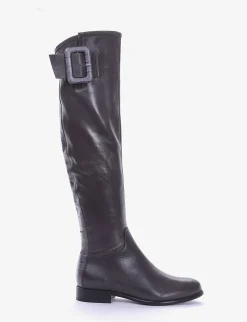 stivale tacco 2 cm grigio