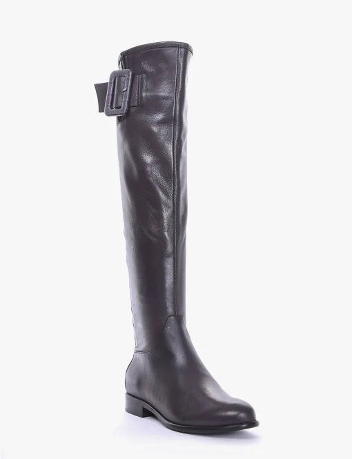 stivale tacco 2 cm grigio