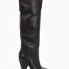 stivale tacco 8 cm nero