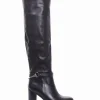 stivale tacco 7 cm nero