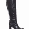 stivale tacco 8 cm nero