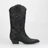 Stivale tacco 3 cm nero