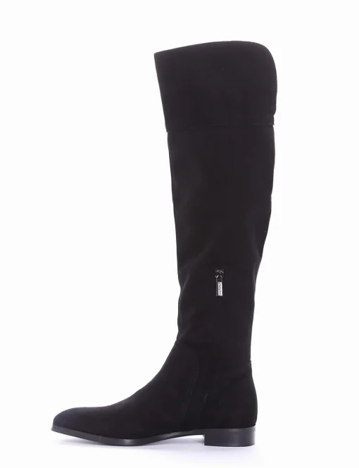 stivale tacco 2 cm nero