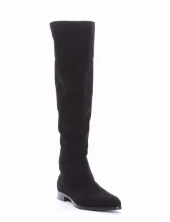 stivale tacco 2 cm nero