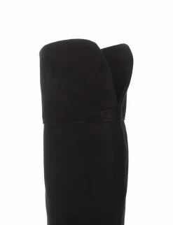 stivale tacco 2 cm nero