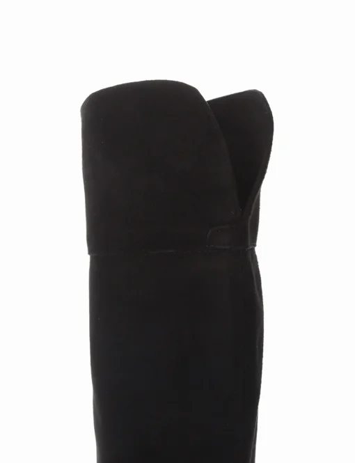 stivale tacco 2 cm nero