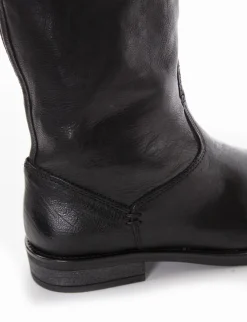stivale tacco 2 cm nero