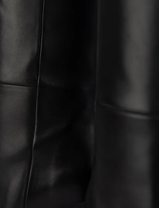 Stivale tacco 9 cm nero pelle