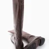 stivale tacco 2 cm testa