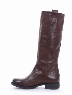 stivale tacco 2 cm tortora