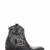 Stivale tronchetto tacco 3 cm nero