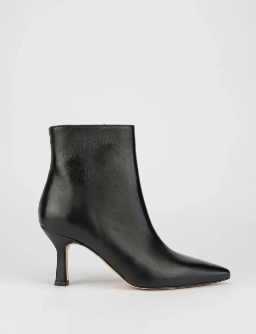Stivale tronchetto tacco 7 cm nero