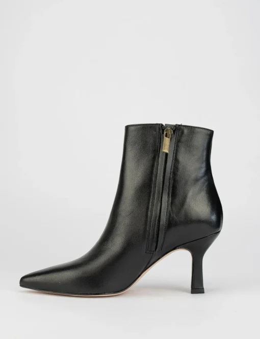 Stivale tronchetto tacco 7 cm nero