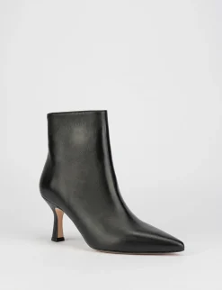 Stivale tronchetto tacco 7 cm nero