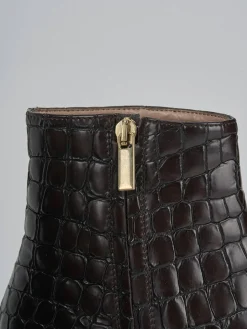 Stivaletti tacco 6cm cocco testa