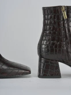 Stivaletti tacco 6cm cocco testa