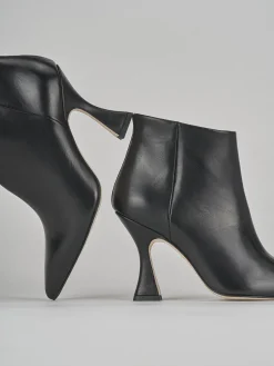 Stivaletti tacco 9cm pelle nero