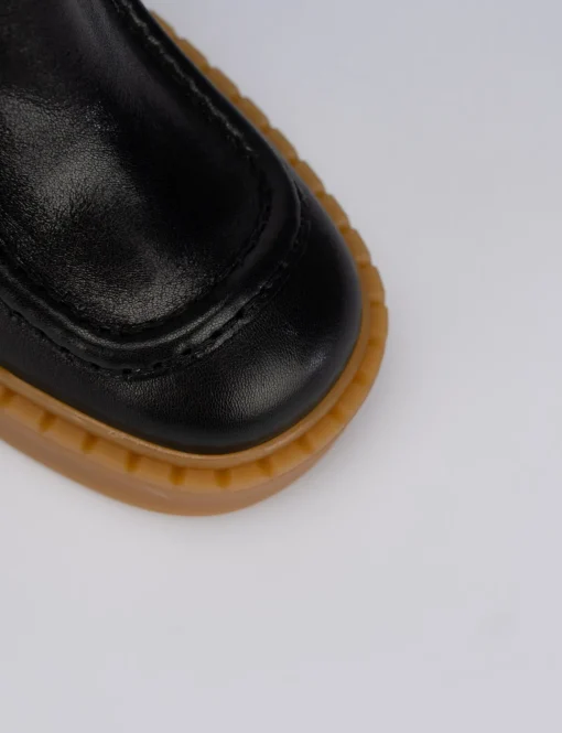 Stivaletti tacco 9cm pelle nero