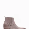 stivaletto tacco 3 cm beige