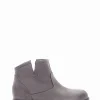 stivaletto tacco 2 cm grigio