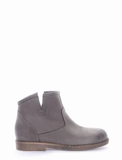 stivaletto tacco 2 cm grigio