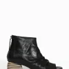 stivaletto tacco 5 cm nero