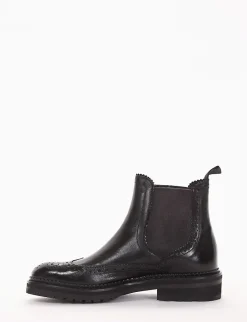 stivaletto tacco 2 cm nero