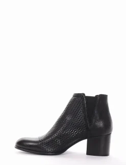 stivaletto tacco 5 cm nero