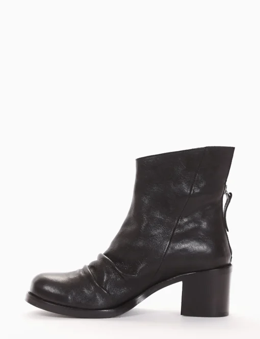 stivaletto tacco 5 cm nero