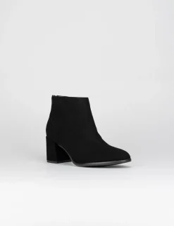 stivaletto tacco 5 cm nero
