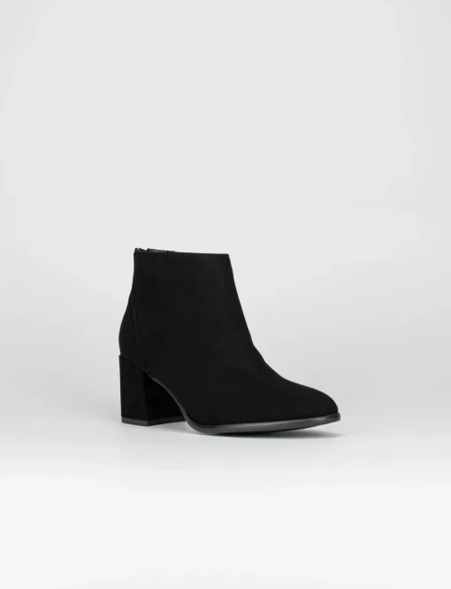 stivaletto tacco 5 cm nero