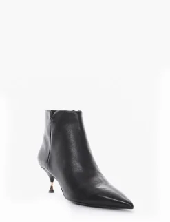 stivaletto tacco 6 cm nero