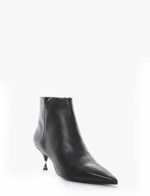 stivaletto tacco 6 cm nero