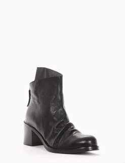 stivaletto tacco 5 cm nero