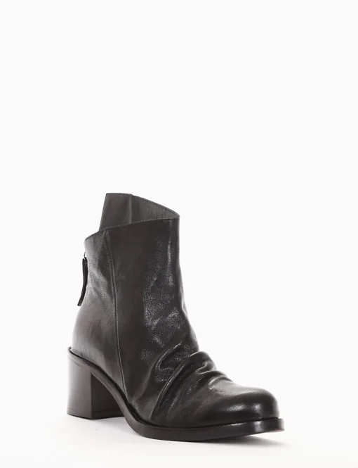 stivaletto tacco 5 cm nero