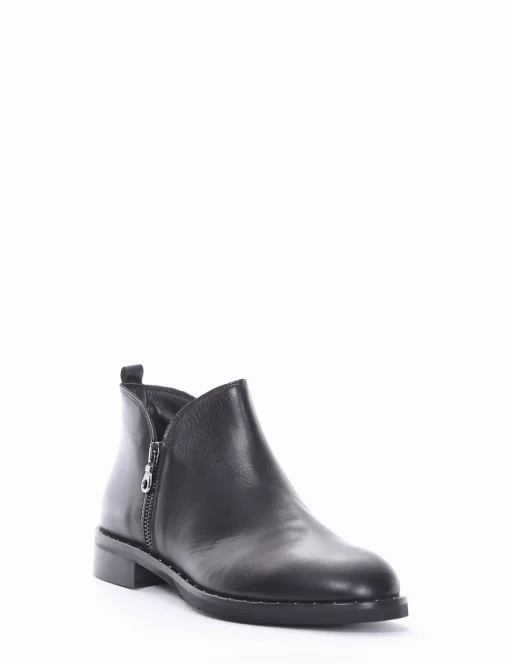 stivaletto tacco 2 cm nero