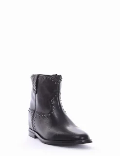 stivaletto tacco 2 cm nero