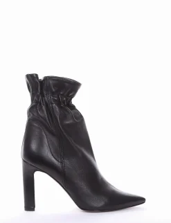 stivaletto tacco 10 cm nero