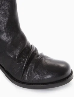 stivaletto tacco 5 cm nero