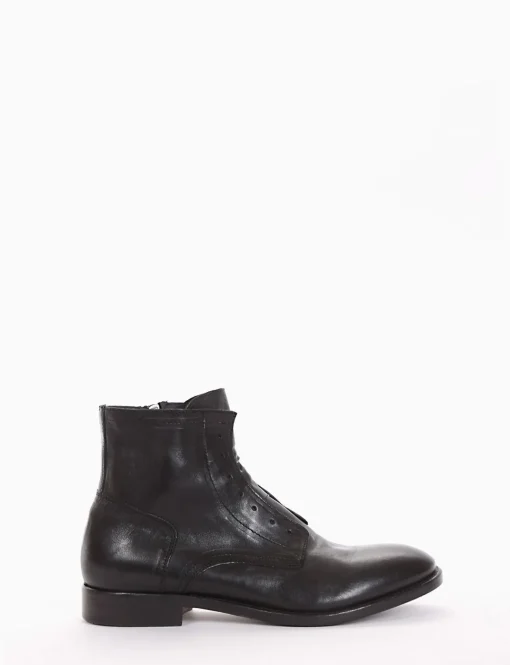 stivaletto tacco 2 cm nero