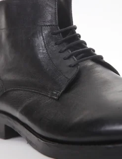 stivaletto tacco 2 cm nero