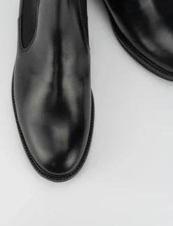 stivaletto tacco 2 cm nero