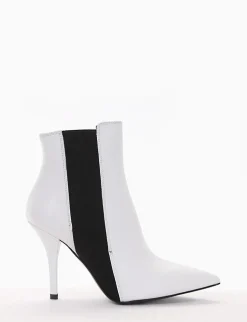 Stivaletto tacco 9cm bianco