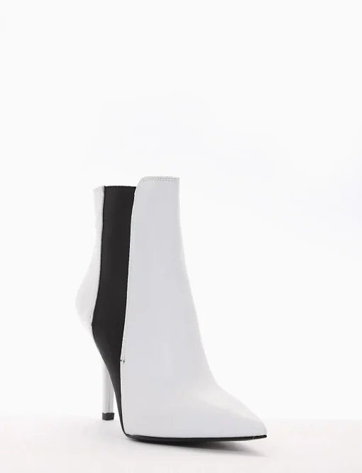 Stivaletto tacco 9cm bianco